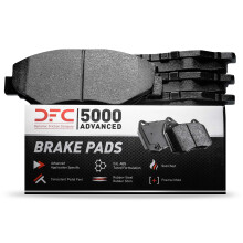 Dynamic Friction Company 5000 Advanced Bremsbelge  Keramik 1551218800-Rear Set