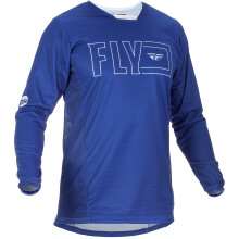 Maillot Kinetic Fuel pour adulte Fly Racing 2022 (bleu/blanc, taille L)