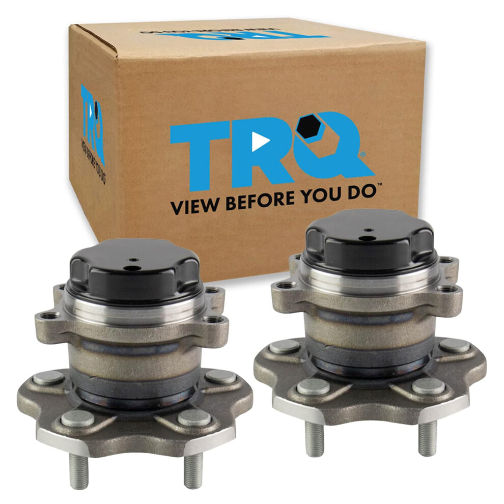 Trq Rear Wheel Hub Bearings Assembly Set Compatible With 2015-2018 Chevrolet City Express 2013-2019 Nissan Nv200 191213656563
