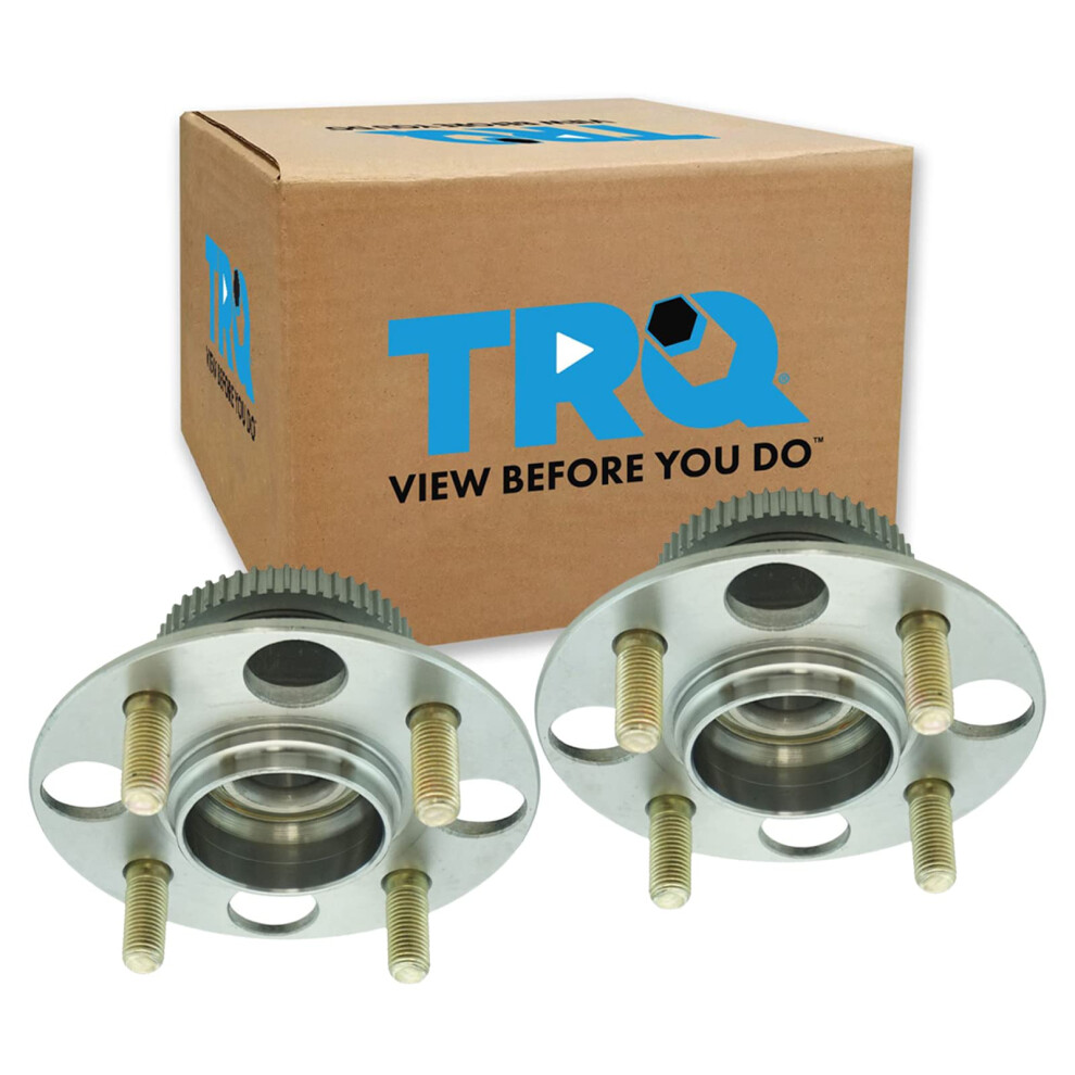 Trq Rear Wheel Hub Bearings Assembly Set Compatible With 2000-2006 Honda Insight 191213657249
