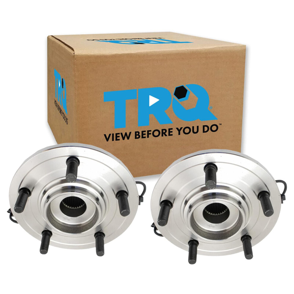 Trq Rear Wheel Hub Bearings Assembly Set Compatible With 2007-2008 Chrysler Pacifica 191213712863