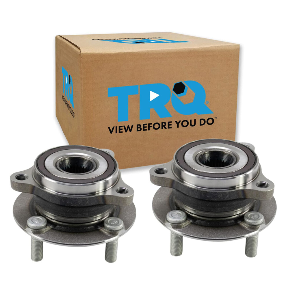 Trq Front Wheel Hub Bearings Assembly Set Compatible With 2016 Scion Ia 2019-2020 Toyota Yaris 2017-2018 Yaris Ia 191213347294
