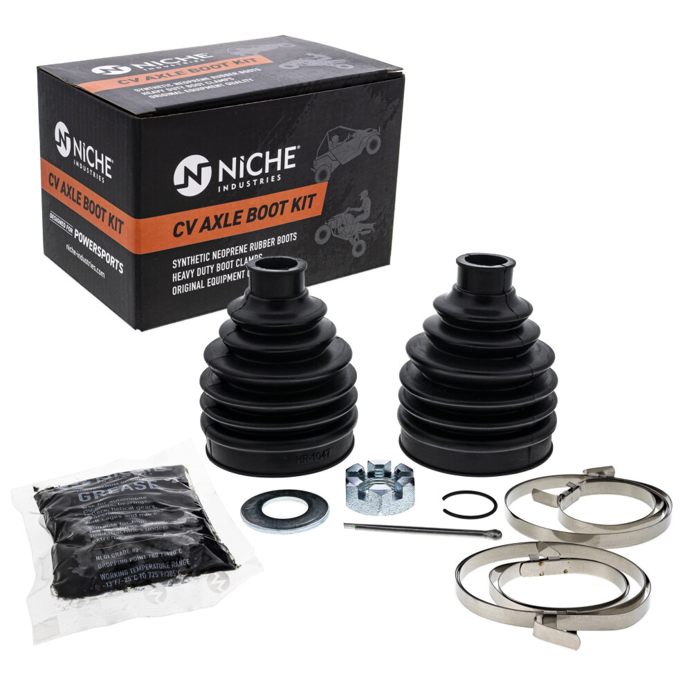 Niche Front Cv Axle Boot Kit For Polaris 2203331 2203332 Ranger 800 50 803467097916