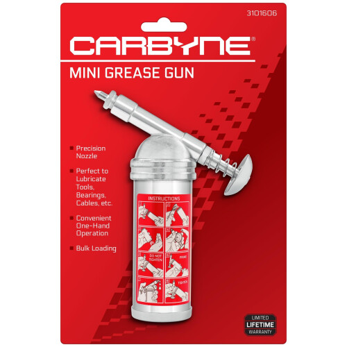Carbyne Mini Λιπαντικό Πιστόλι, Ακροφύσιο Ακριβείας, Λειτουργία με Το Ένα Χέρι