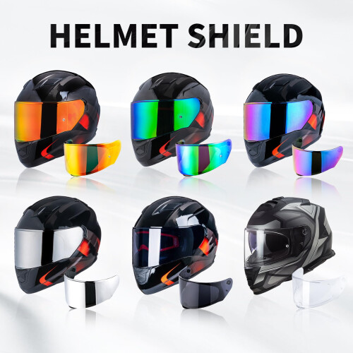 VCOROS Motorcycles Helmet Visor Shield Replacement For LS2 Assault/Rap 1