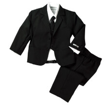Spring Notion Baby Boys 'Classic Fit Formal Black Dress Suit Set 6m (liten)