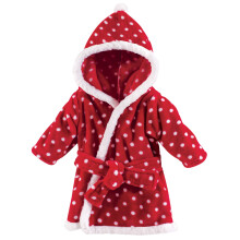 Hudson Baby Unisex ply ov upan s tv rou zvieratiek pre b b tk , cerven s bodkami, 0-9 mesiacov