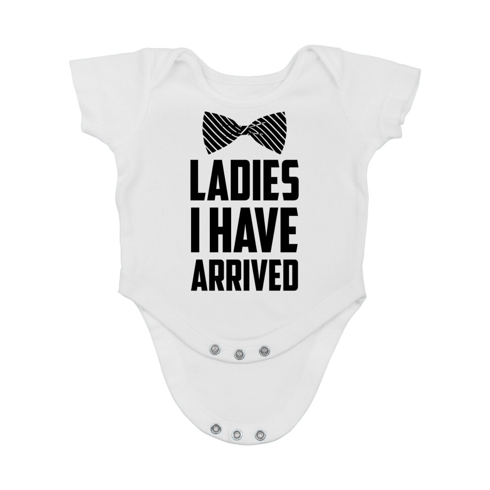 Mesdames, je suis arrivée - Body amusant pour bébé - Tenues pour nouveau-nés - Barboteuse pour bébé garçon (6 mois, blanc)