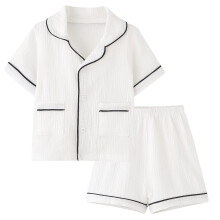 Biniduckling Summer PJs fr smbarn flickor pojkar knapp upp pyjamas 2t vit