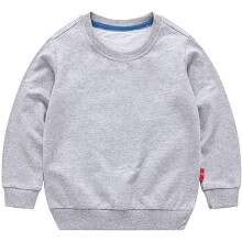Hexiko unisex barn solid bomulls trja trja t-shirt smbarn baby pojkar flickor crewneck lngrmad t-shirt toppar blus gr 12 mnader