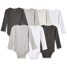 Carter's Baby 7-pack lngrmad bodysuits vit/gr 18m
