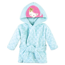 Hudson Baby Unisex ply ov upan s tv rou zvieratiek pre b b tk s mot vom morskej panny 0-9 mesiacov