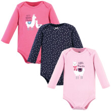 Hudson baby unisex baby bomuld langærmet bodysuits Lille lama 3-6 måneder