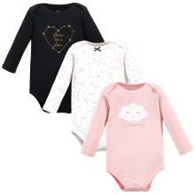 Hudson baby unisex baby bomuld langærmet bodysuits drømmer 3-6 måneder