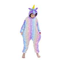HQFURS Kinder Unisex Einhorn Kostüm Tieranzug Pyjama Halloween 4T