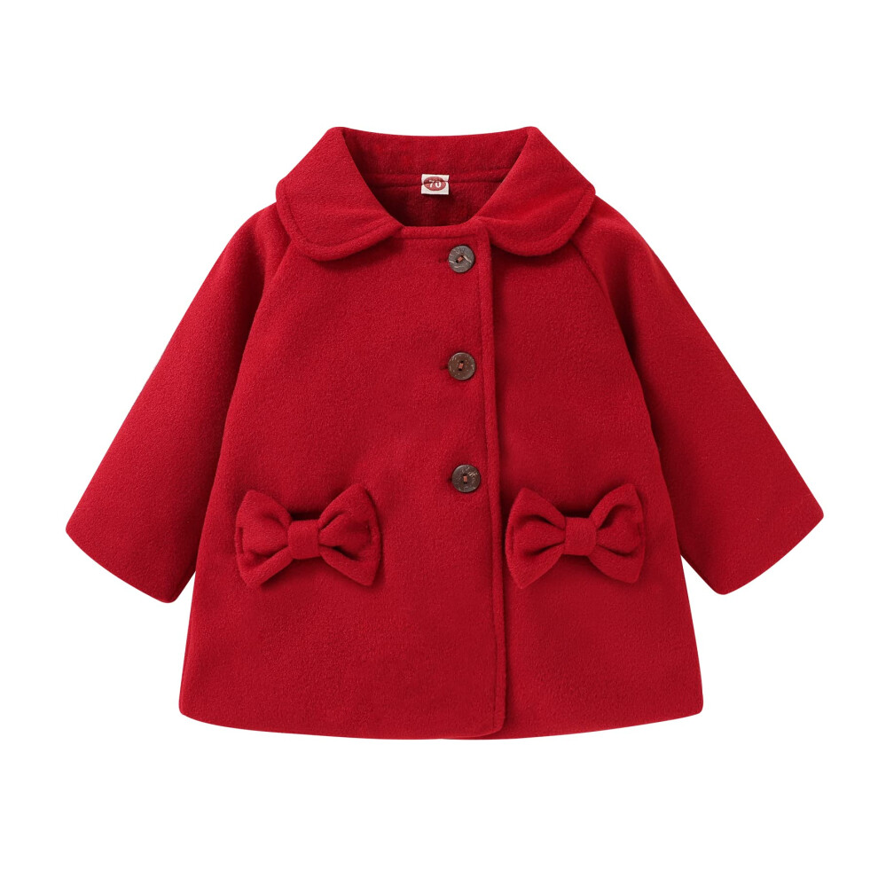 SWNONE Manteaux pour bébé Printemps Automne Enfant Bébé Fille Cape Bouton Veste Vêtements
