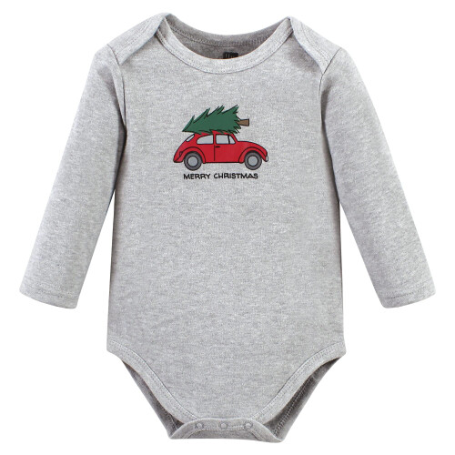 Hudson Baby Αδιάφορα Βρεφικά Κοντομάνικα Μπλουζάκια, Χριστουγεννιάτικη Σκηνή, 0-3 Μηνών 2