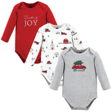 Hudson baby unisex baby bomuld lang?rmet bodysuits julescene 9-12 m?neder