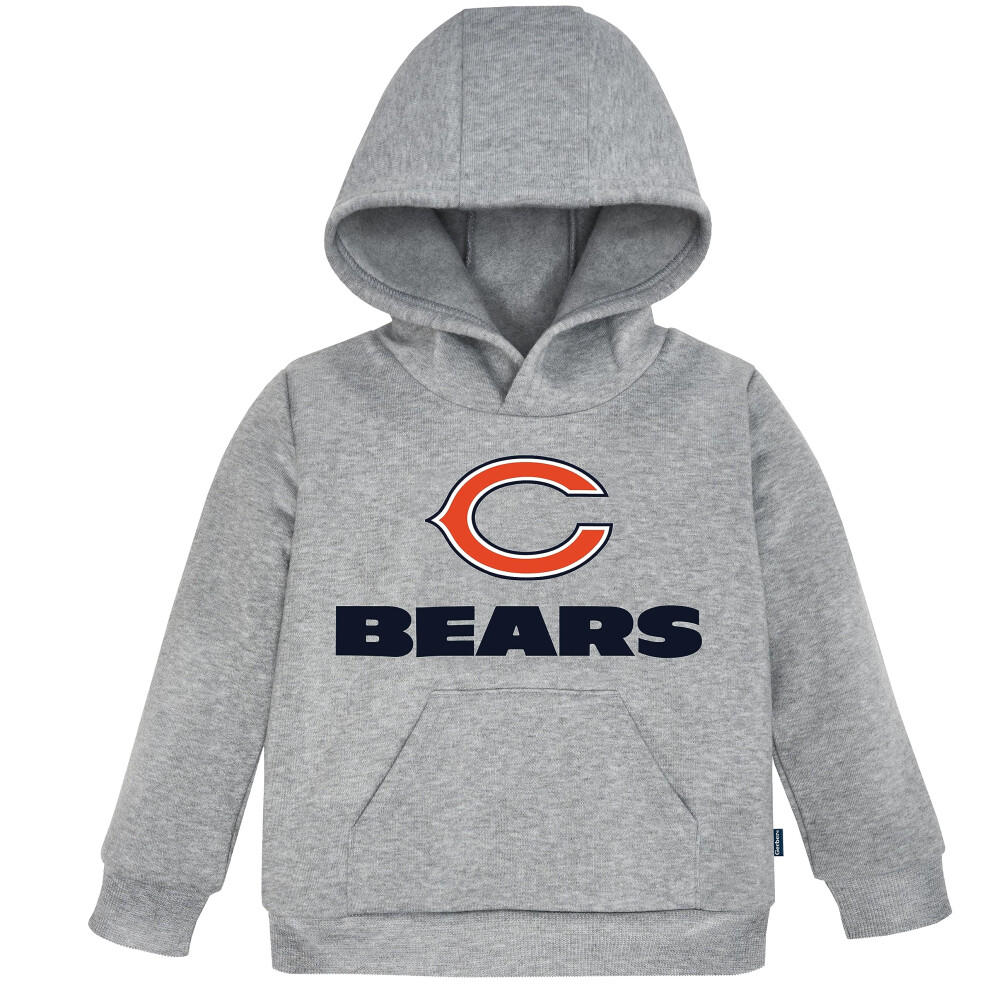 Gerber Unisex Baby NFL Fleece Hoodie Sweatshirt  Team Color  3T