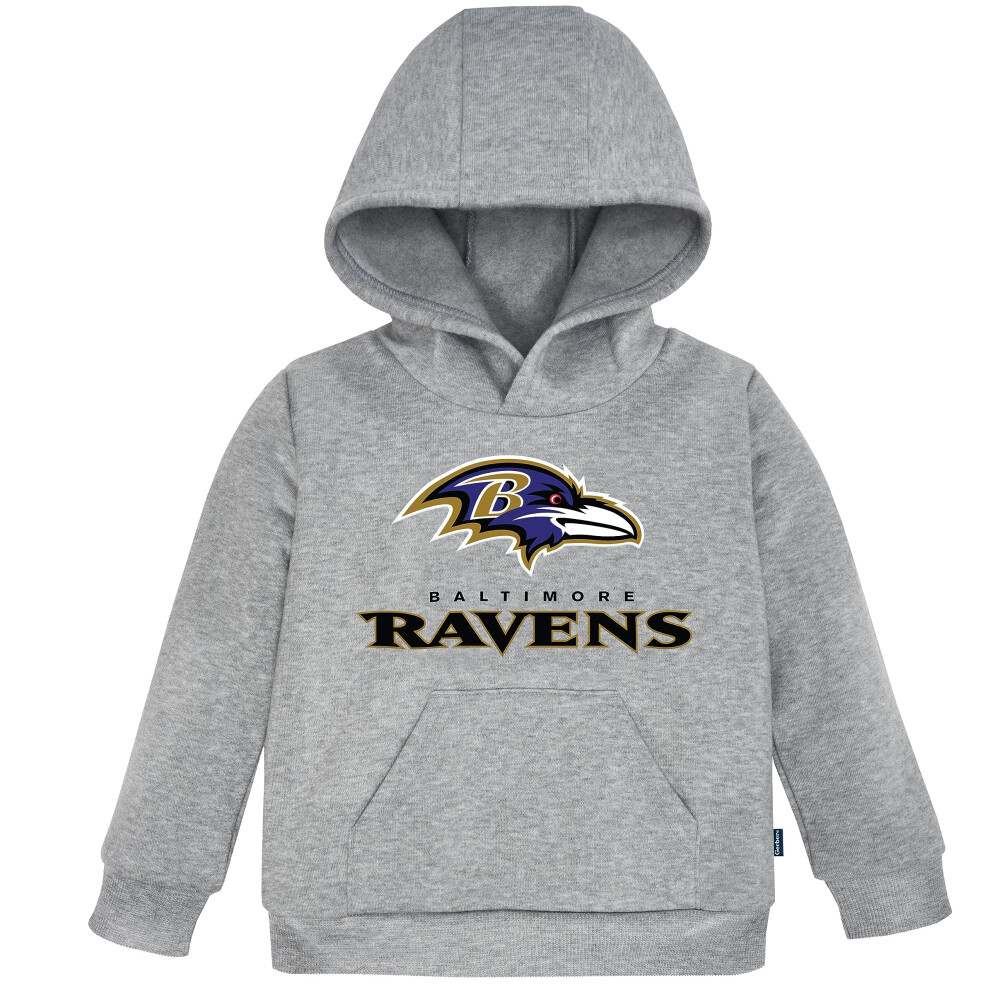 Gerber Unisex Baby NFL Fleece Hoodie Sweatshirt  Team Color  3T