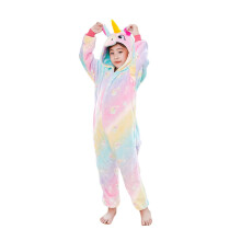 HQFURS Kinder Unisex Einhorn Kostüm Tier Onesie Pyjamas Halloween 4t