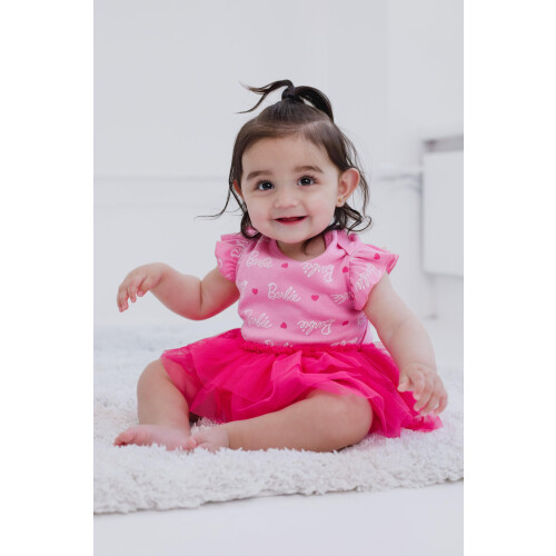 Barbie Barbie Μωρού Κοριτσιών Φόρεμα Tutu Ροζ 12 Μηνών 1