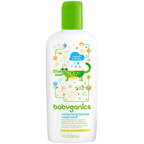 Babyganics Κρέμα Πλυσίματος Ενυδάτωσης - 8oz