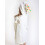 Capa de baño infantil - Bella - Conejo - 130x55 cm - Blanco - Algodón 2