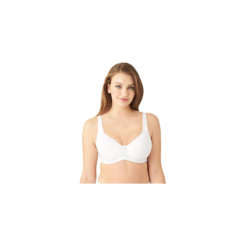 Soutien-gorge contour Basic Beauty grande taille Wacoal pour femme, blanc, 34DDD