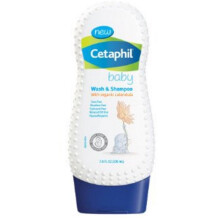 Cetaphil Baby Wash and Shampoo com cal   ndula org   nica 7,8 on   as por garrafa (2 garrafas)