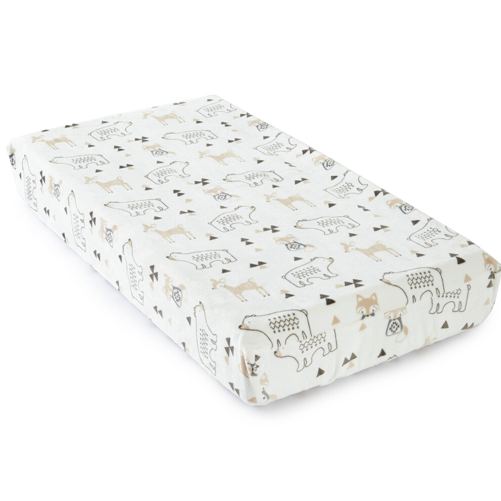 Levtex Baby - Housse de matelas à langer Bailey - Compatible avec la plupart des matelas à langer standard