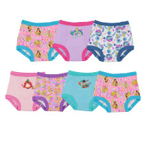 Disney Flickor Toddler Prinsess Potty Träningsbyxor Multipack, PrinTraining7pk, 3T