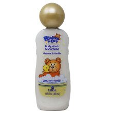 Ricitos de Oro Gel douche et corps pour bébé à l'avoine et à la vanille Gel douche et shampoing hypoallergénique sans larmes ; 13,5 oz liq.