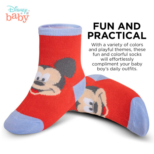 Chaussettes pour bébés Minnie 10-Pack, Mickey Mouse-Multicolore, 6-12 mois 2