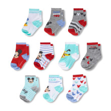 Calcetines infantiles ABG Accessories para beb s y ni os, paquete de 10 unidades, de Minnie, Mickey M