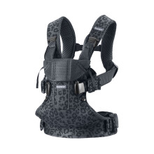 Portabeb s BabyBjrn One Air 3D Mesh Antracita/Leopardo