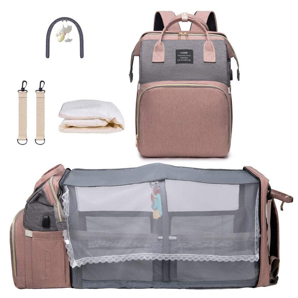 ANWTOTU Diaper Bag with Changing Station Diaper Bag Backpack Girl Boy