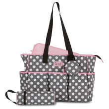 Torba na pieluchy Cudlie i przewijak Myszka Minnie, duze kropki