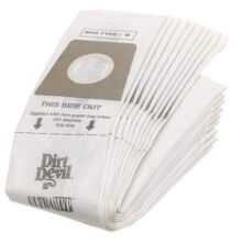 Dirt Devil U-tyypin p  lypussit (10 kpl) 3920048001
