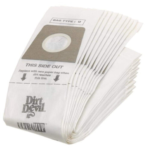 Σακούλες Σκούπας Dirt Devil Τύπος U (10-Pack), 3920048001