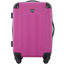 Travellers Club Chicago Hardside erweiterbares Spinnergepck Fuchsia 20"" Handgepck