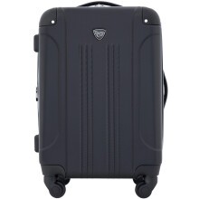 Travellers Club Chicago Hardside erweiterbares Spinnergepck Schwarz 20"" Handgepck