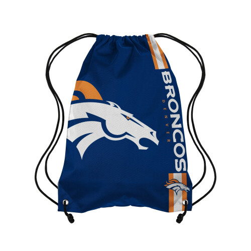 FOCO Denver Broncos NFL Big Logo Drawstring Backpack