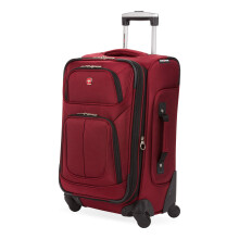SwissGear Sion Softside erweiterbares Gepck, burgunderfarbenes Handgepck, 21 Zoll