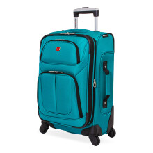 SwissGear Sion Softside Rozszerzalny bagaż podręczny Turkusowy 21 cali