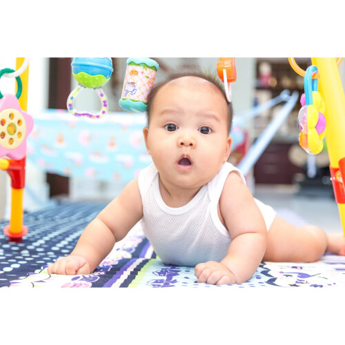 Bambini Canotta Bianca Tutina 6 Pezzi 1