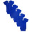 Bodysuit azul de Bambini One Piece (pacote de 5) 1