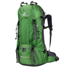 Zaino da campeggio impermeabile Bseash da 60 litri con copertura antipioggia Lightwe