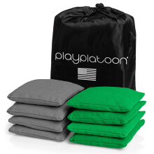 Play Platoon Sacchetti per Cornhole Resistenti alle Intemperie - Set da 8 Sacchetti Regolamentari