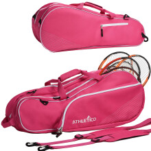 Athletico 6 Schlger-Tennistasche | Gepolstert zum Schutz des Schlgers und leicht | Professionelle oder Anfnger-Tennisspieler | Unisex-Design fr M